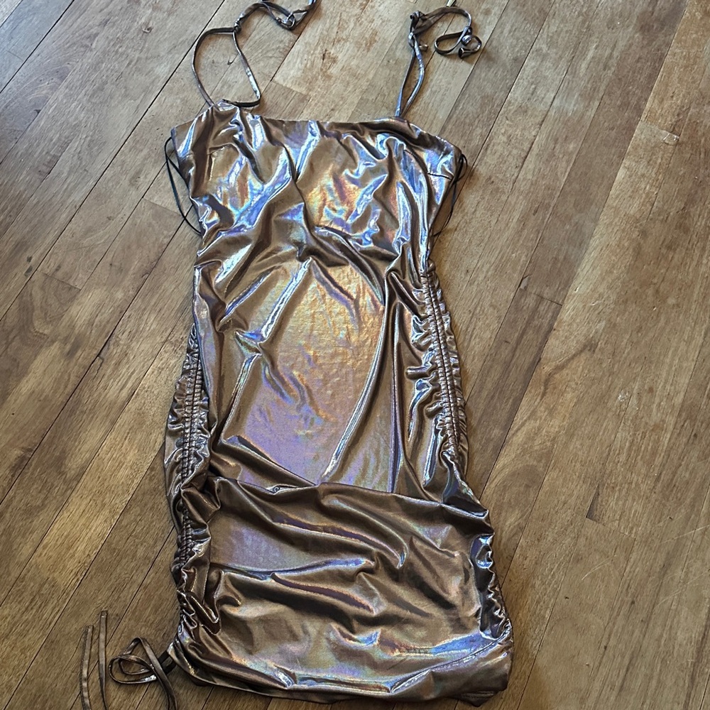 AKIRA Iridescent Mini Dress - M